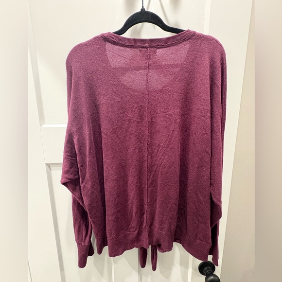 Style & Co. Women's Sweatshirt in Deep Burgundy - Picture 2 of 4